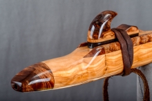 Olive Native American Flute, Minor, Mid F#-4, #N63C